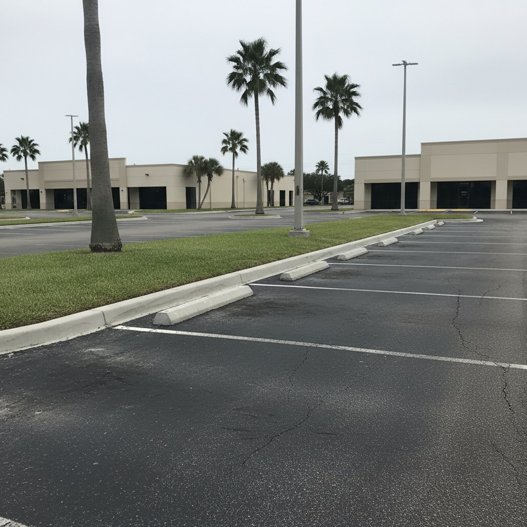 Commercial Concrete Flatwork completed by Apex Concrete Solutions in South Daytona, FL